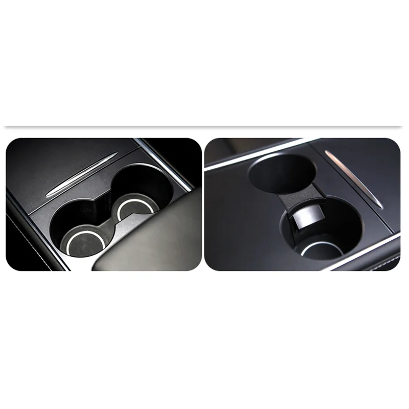 

Water Cup Slot Stabilizer For Tesla Model 3 Model Y 2021 Car Slip Limit Clip Turn Fur Car Cups Holder Limiter Auto Accessories