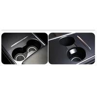 water cup slot stabilizer for tesla model 3 model y 2021 car slip limit clip turn fur car cups holder limiter auto accessories