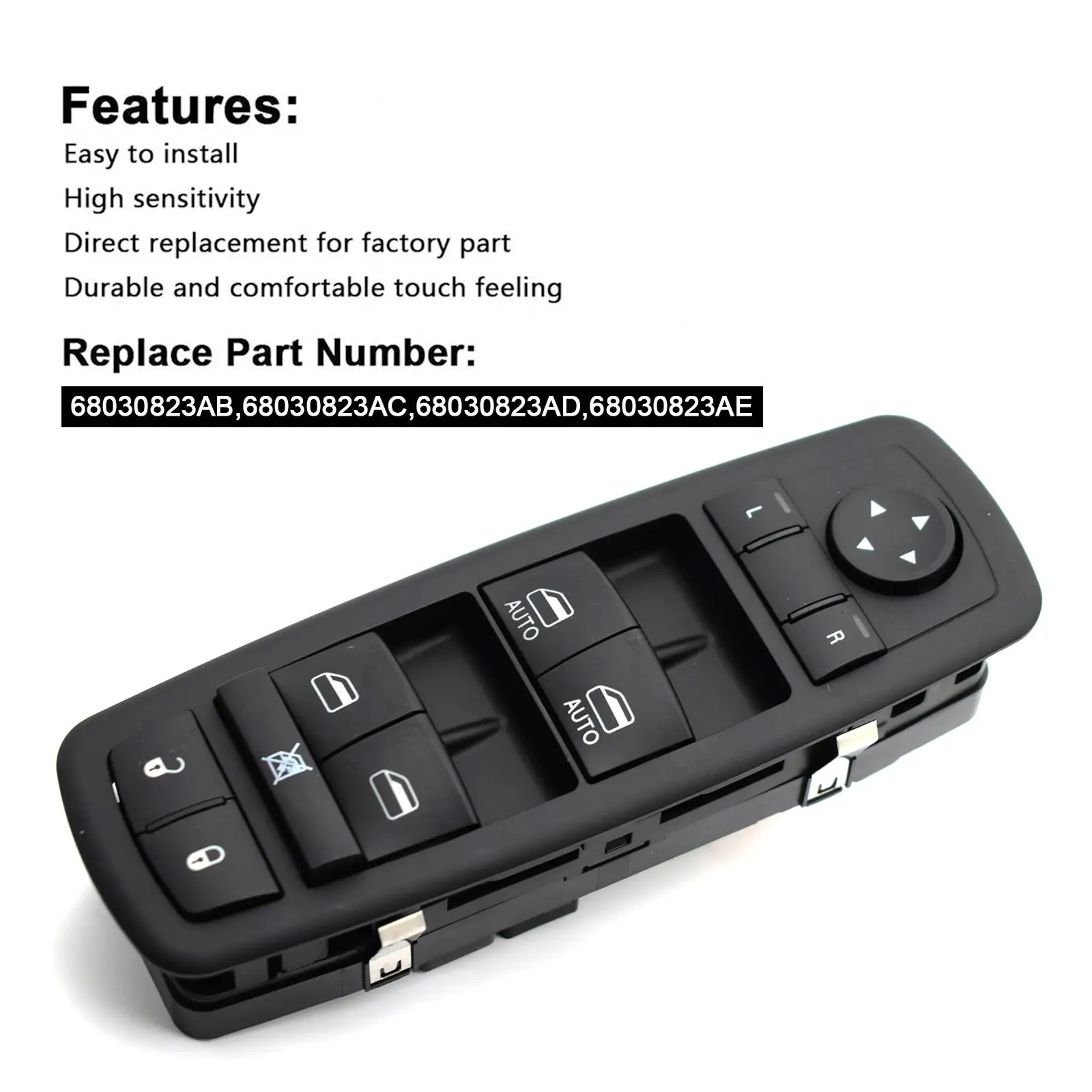 Автомобильный переключатель переднего левого стекла для Dodge Durango Jeep Grand Cherokee 2011 2012