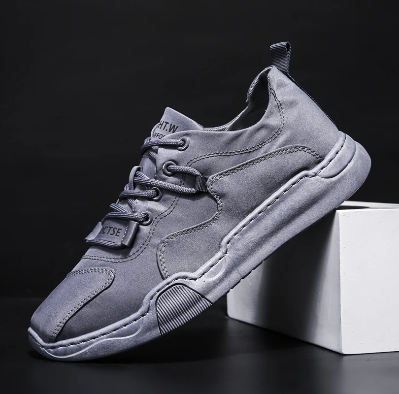 

LANSHITINA Men Shoes Lightweight Sneakers Men Fashion Casual Walking Shoes Breathable Slip on Mens Loafers Zapatillas Hombre