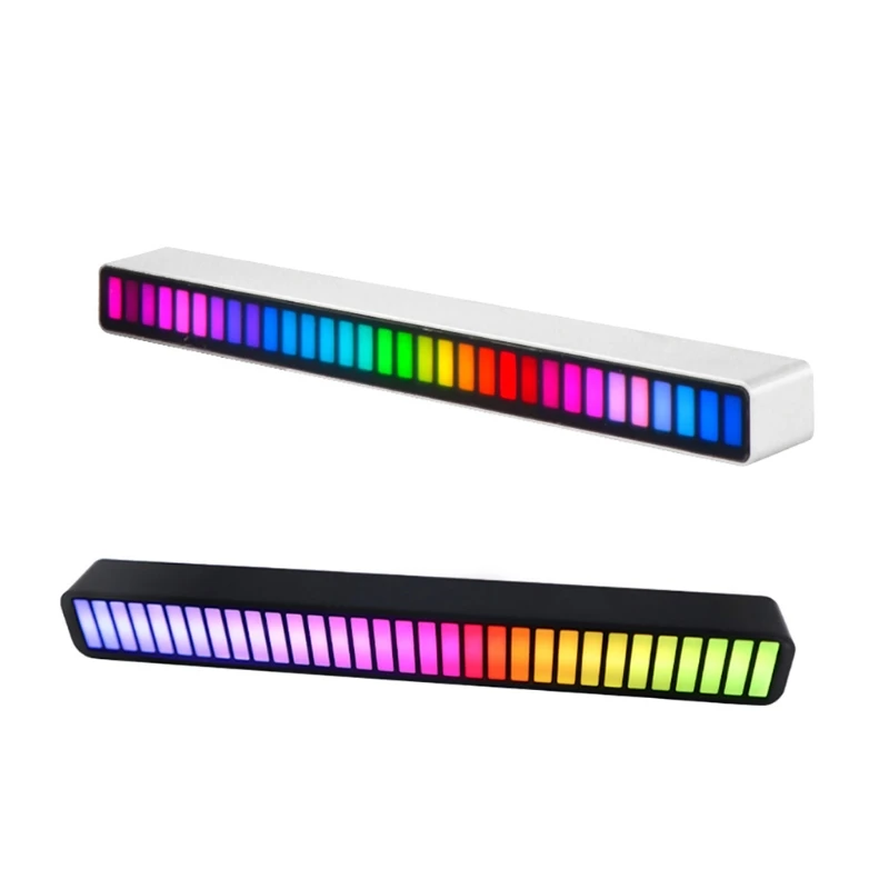 RGB-управление звуком звукосниматель Ритм Светильник s Голосовая активация для