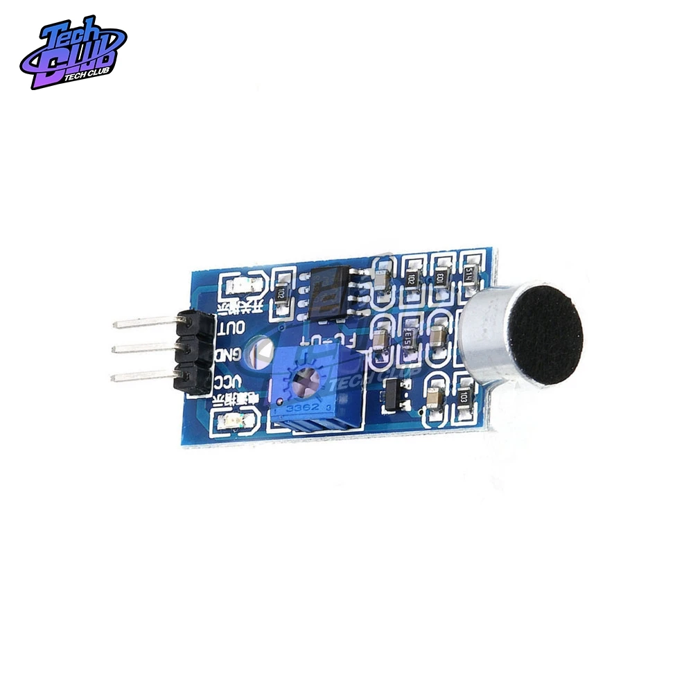 3-контактный голосовой модуль датчика обнаружения звука умный робот-вертолет