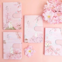 kawaii cartoons notebooks high quality creative soft pu leather travel 16k32k daily office school supplies gift for student