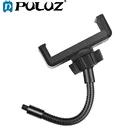 Гибкий Держатель-зажим PULUZ с зажимным основанием для iPhone, Galaxy, Huawei, Xiaomi, LG, HTC, зажим для смартфона, кольцевой светильник