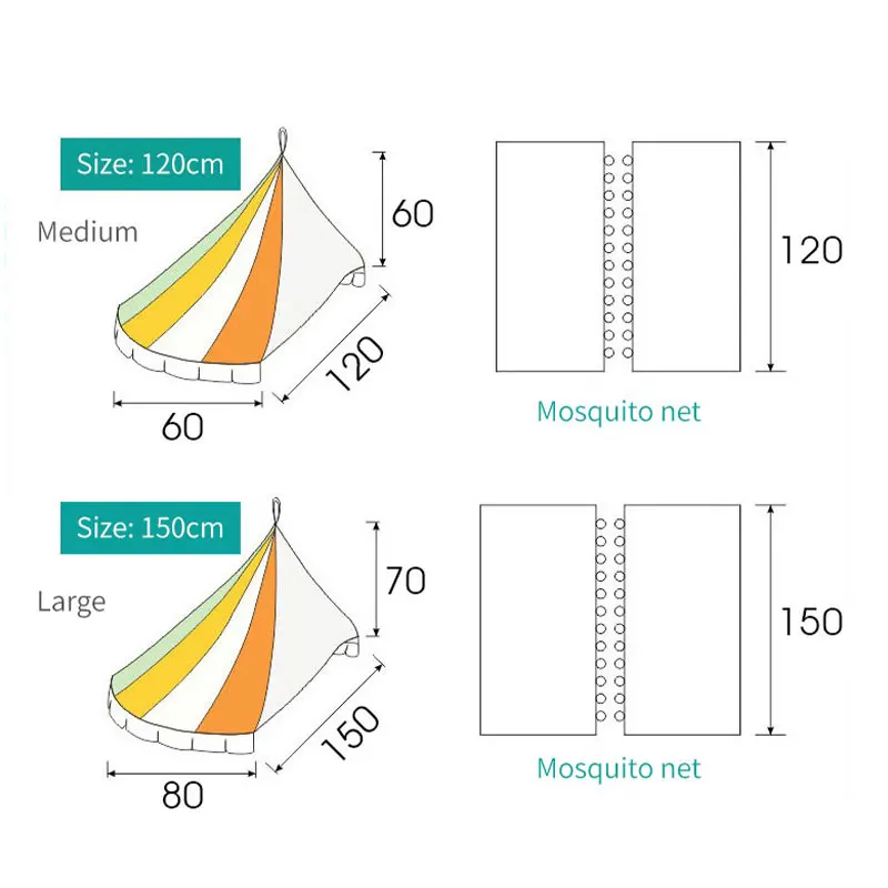 Скандинавский детский навес занавеска для кровати Детская подвесная палатка