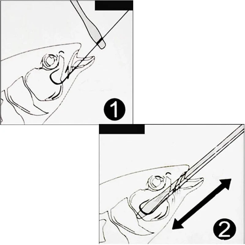 Stainless Steel Safety Extractor Fishing Hook Detacher Remover Rapid Decoupling Device for Fishing Tools Portable Fishing Tackle