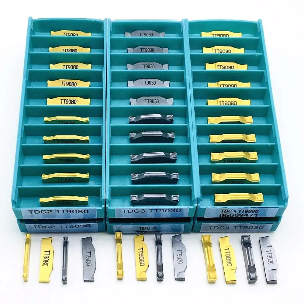 TDC2 TDC3 TDC4 TT9080 TT9030 carbide insert TaeguTec 2MM 3MM 4MM slotting CNC lathe tool turning tool CNC steel processing
TDC2 TDC3 TDC4 TT9080 TT9030 carbide insert TaeguTec 2MM 3MM 4MM slotting CNC lathe tool turning tool CNC steel processing