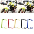 150 см сигнальный дисковый замок безопасности с пружинным сигналом кабель для мотоцикла велосипеда скутера #1