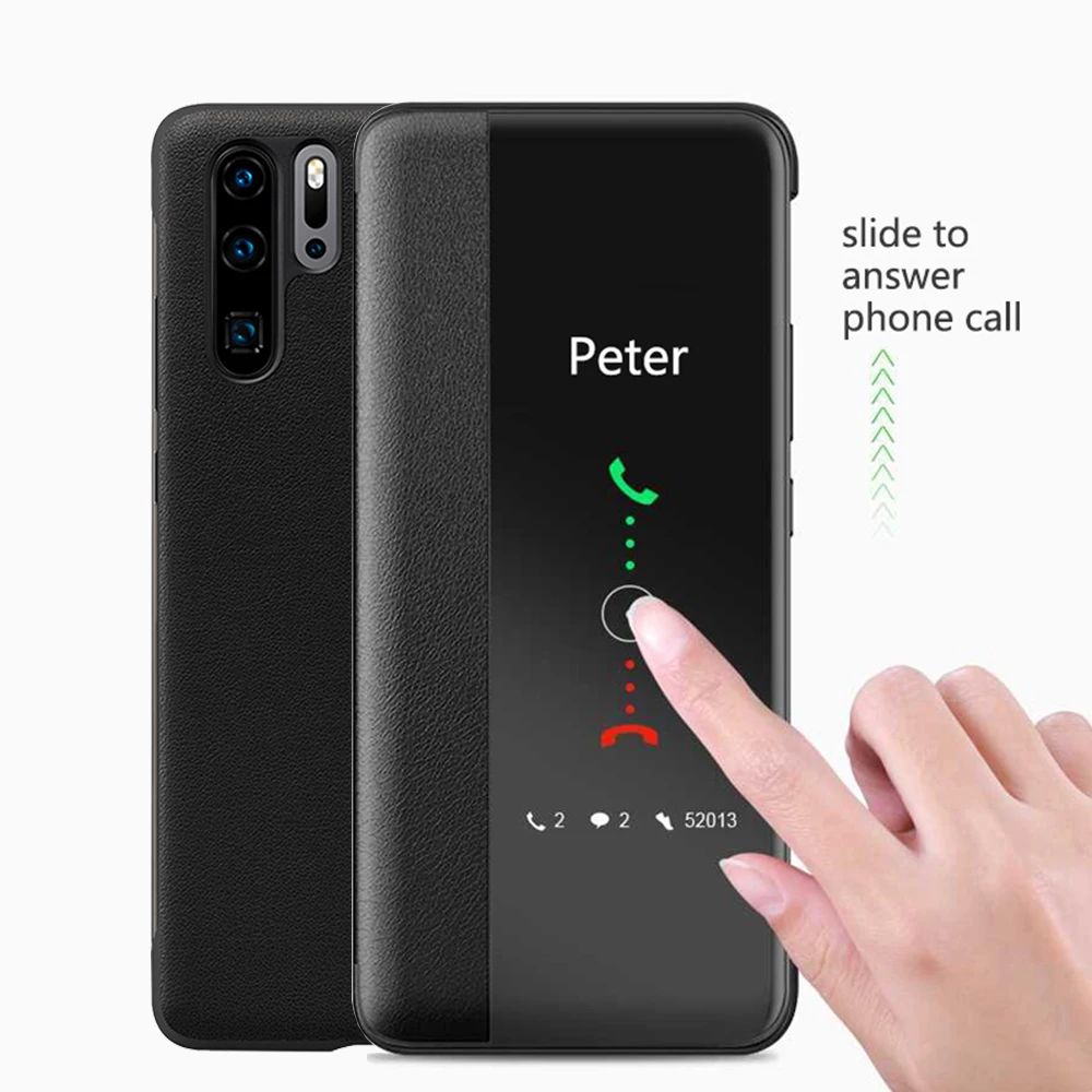 Кожаный чехол книжка для телефона Huawei P40 Pro P30 Lite P20 P 40 30 P40Pro P30Pro 40Pro 30Pro 20Pro