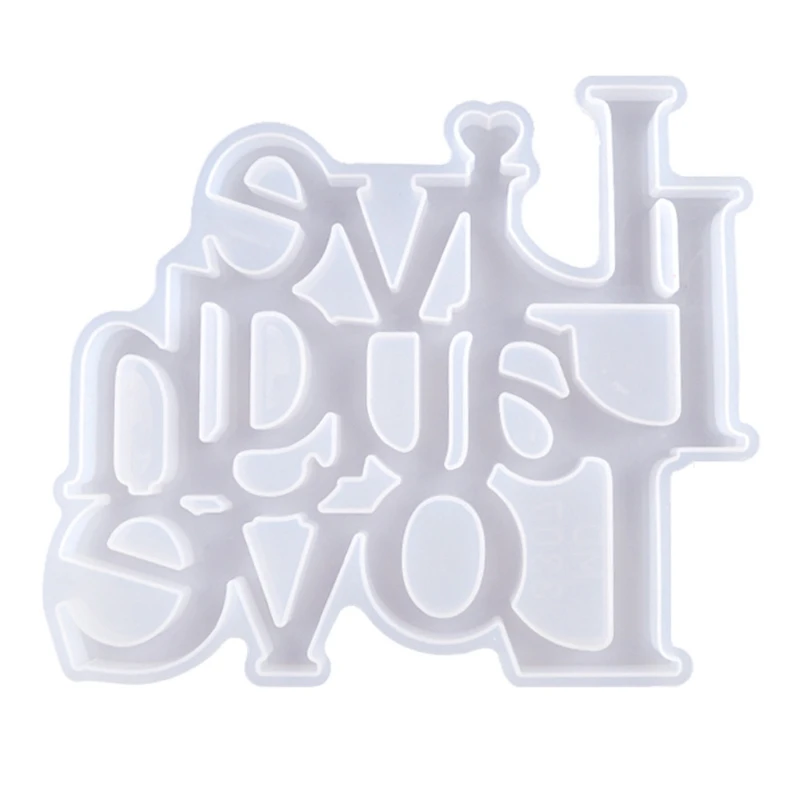 

DIY Resin Jewelry Casting Silicone Molds Love Alphabet Letter Shaped DIY Craft