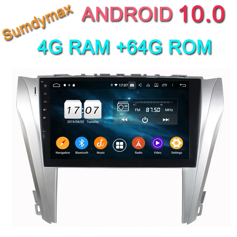 Автомобильный dvd плеер на android 10 с 9 &quotэкраном gps восьмиядерным процессором ОЗУ 4