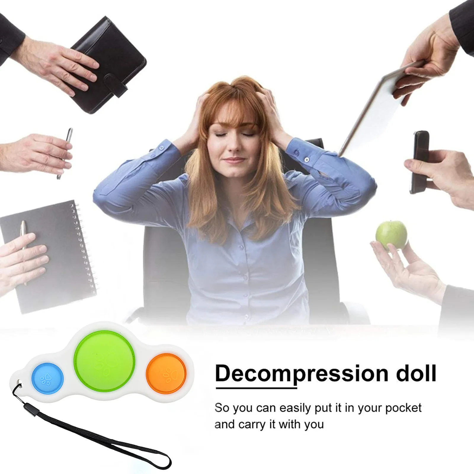 

Novelty Simple Dimple Fidget Toys For Children Adult Jouet Fats Brain Toys Pressure Reliever Board Brinquedos Gift