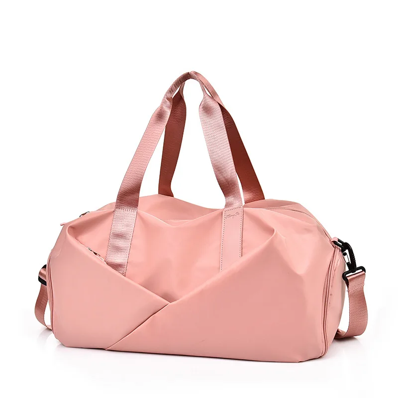Модные вместительные женские сумки на плечо Женская дорожная сумка розового