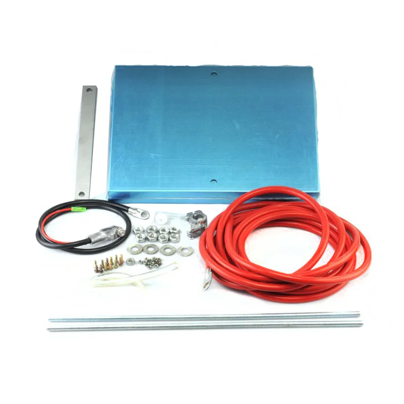 

Complete Aluminum Battery Box Relocation Kit Universal Billet Street or Race