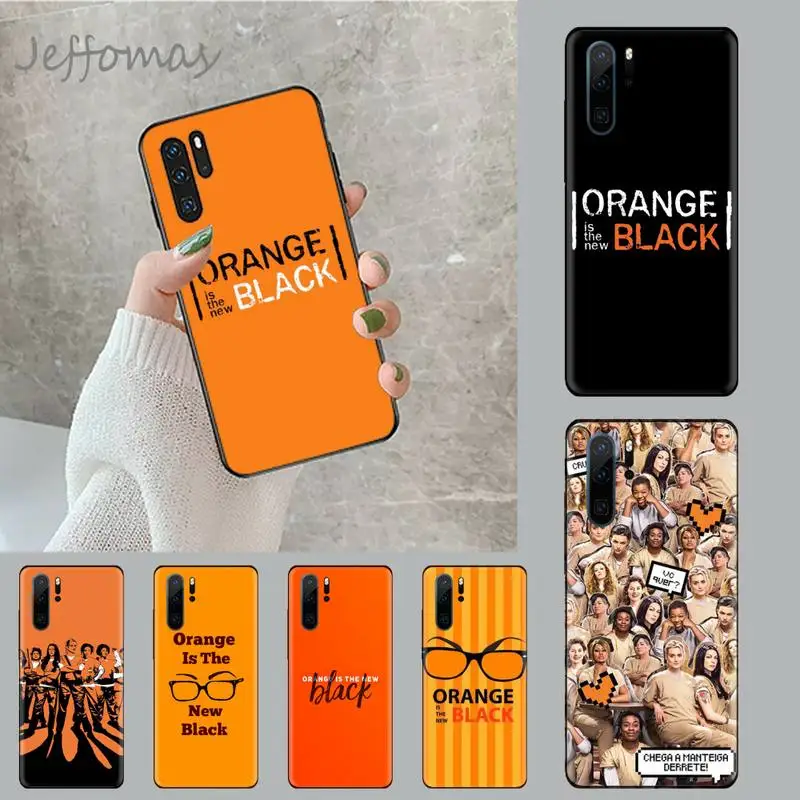 Американский ТВ оранжевый это новый черный чехол для телефона Huawei P9 P10 P20 P30 Pro Lite