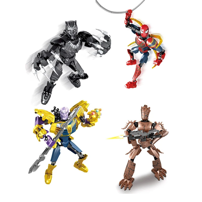 Marvel Avengers manual toys Spider-Man Leopard Fighter and Star Wars educational best birthday gifts for kids | Игрушки и хобби