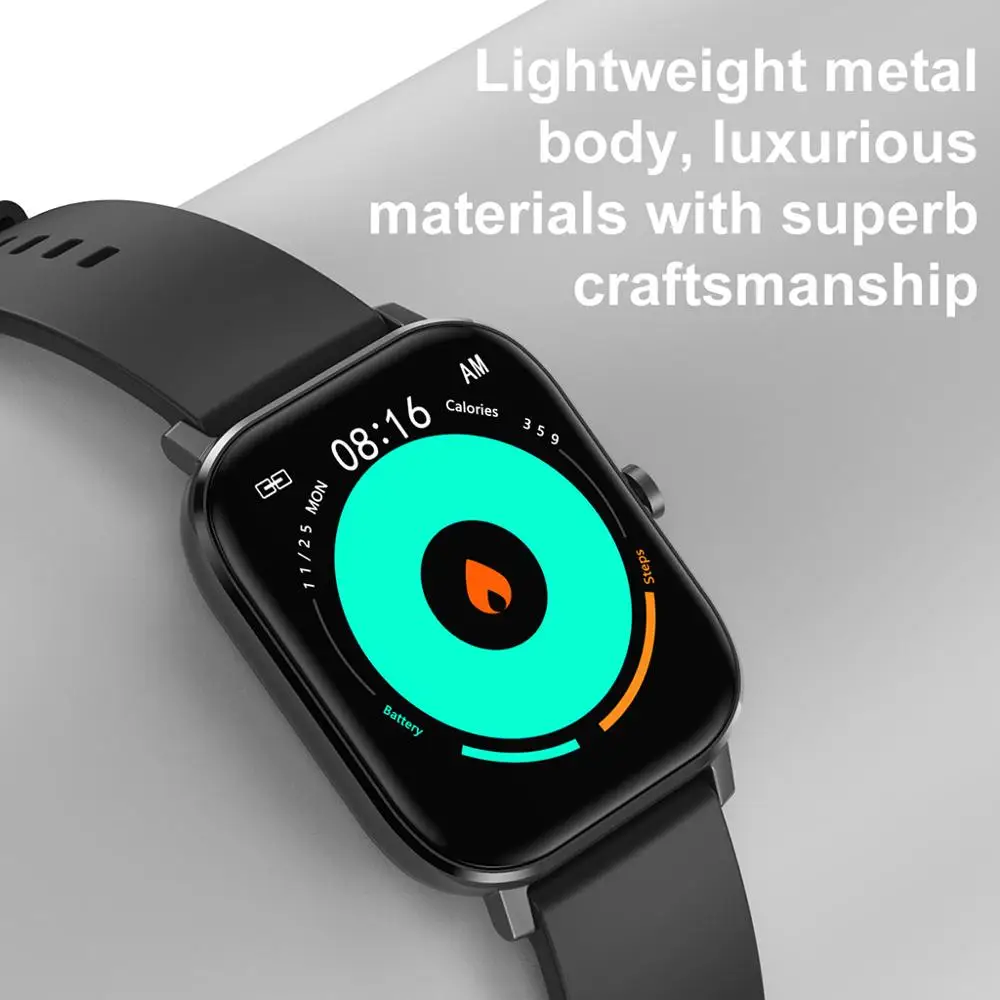 

Hot Sale IP67 P8 Smart Watch Wristband Men Women Bluetooth Heart Rate Blood Pressure Monitor Round Smartwatch Tracker for Phone