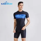 Рубашка Rashguard мужская с длинным рукавом, шорты для серфинга, топы, защита от УФ излучения, Солнцезащитный пляжный купальник для дайвинга и Сноркелинга