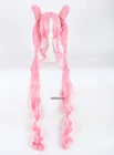 Парик для косплея Сейлор Чиби, США, шибисша, 120 см, супердлинный розовый термостойкий синтетический парик из волос + шапочка для парика