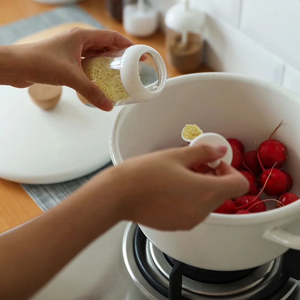 Банки для приправ перца кухонный органайзер банка специй с крышкой набор ложек