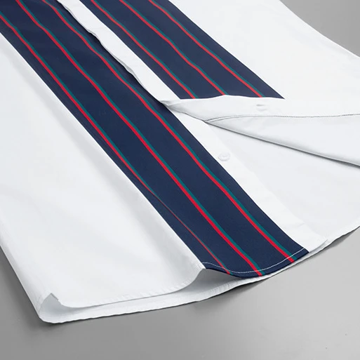 

Striped Shirs Men Long Sleeve Slim Fit Streetwear Shirts Male Business Formal Dress Shirt High-quality Social Men Clothing