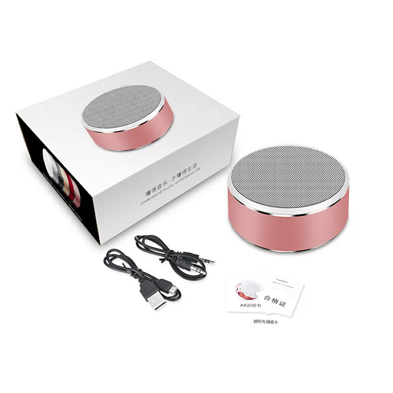 Мини Bluetooth колонка с сабвуфером беспроводные портативные уличные колонки