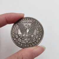 Монета (из серии так называемых "хобо никель") с Гором и Анубисом#5