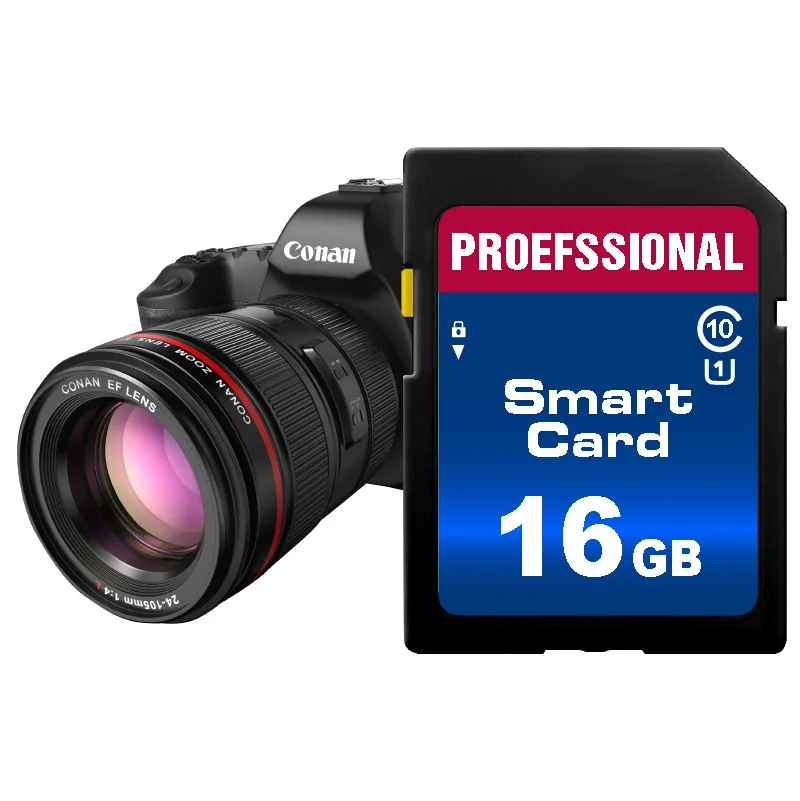 100% реальные карты памяти 8 ГБ 16 32 64 128 SD-карта для камеры SDHC SDXC SLR | Компьютеры и офис