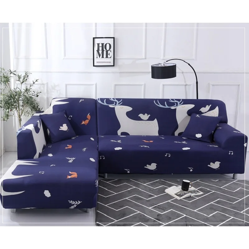 Одноместный/два/три сиденья u образной формы чехол для кресла эластичные