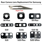 Сменный стеклянный объектив задней камеры для Samsung S8 S9 Plus S10e S10 S20 Ultra S20 Pro S20 fe
