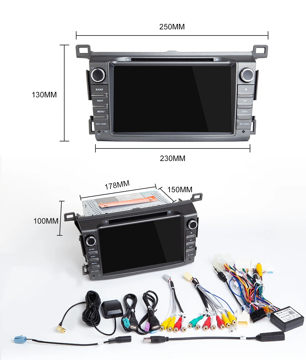 ZLTOOPAI для Toyota RAV4 2013-2015 Android 10 Автомобильный мультимедийный плеер GPS-навигация +