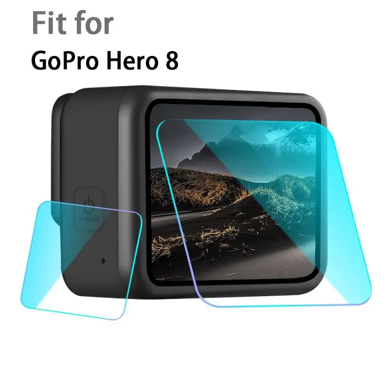 Защитная пленка для экрана из закаленного стекла объектива GoPro Hero 8 закаленное