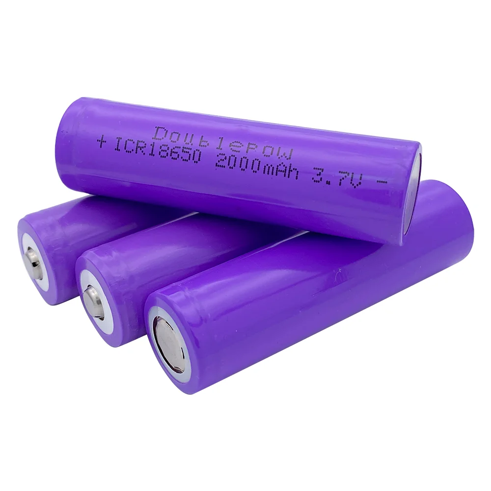 Новая Оригинальная батарея Doublepow 18650 3 7 V 2000mah литиевая аккумуляторная для