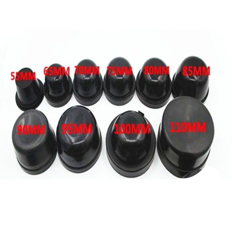 55mm-110mm Car Light For HID LED Headlight Dust Cover Rubber Waterproof Dustproof Sealing Headlamp Cover Cap