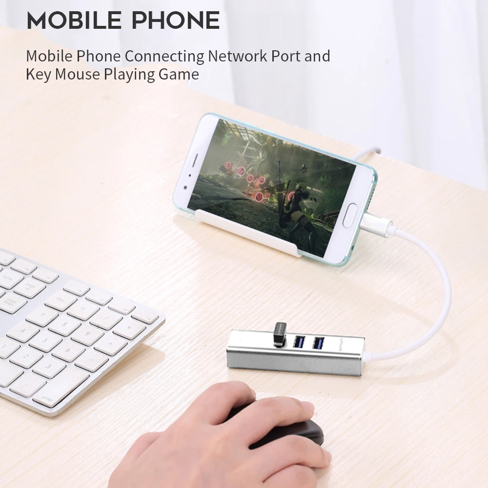 4 in 1 USB Type C Hub Hdmi 4K converter to Ethernet Rj45 Lan Adapter for Mac book Pro Thunderbolt 3 USB-C Charger PD | Компьютеры и