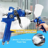 new high quality and high performance 1 4 1 7 2 0mm nozzle 600ml hvlp professional spray gun air spray gun used for automob