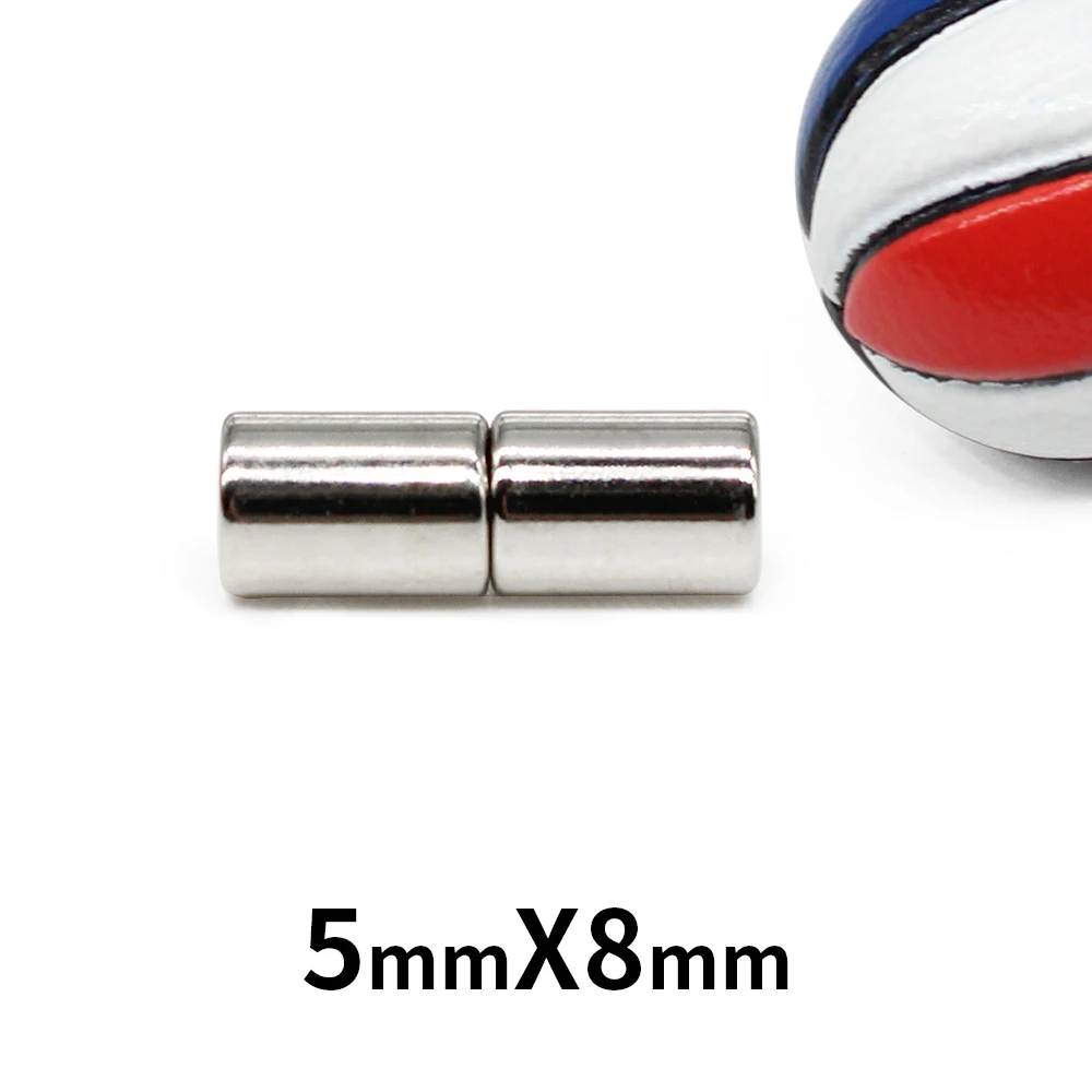 

20/50/100/200/300PCS 5x8 Small Round Neodymium Magnets 5mm x 8mm Minor Search Magnet Strong 5x8mm Disc Permanent Magnets 5*8 N35