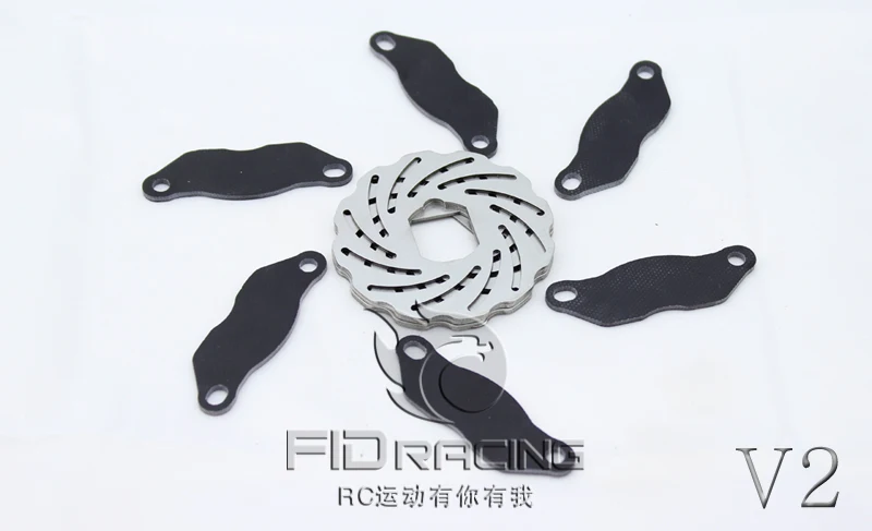 Новый 4 шт. вентилируемый тормозной диск из нержавеющей стали плюс 6 тормозных