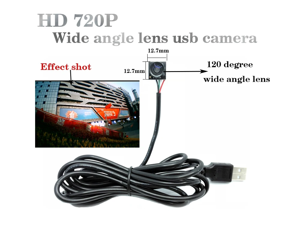 HD 720P широкоугольный объектив видеонаблюдение UVC USB камера мини USB модуль печатная плата системы видеонаблюдения CMOS Windows pc веб-камера
