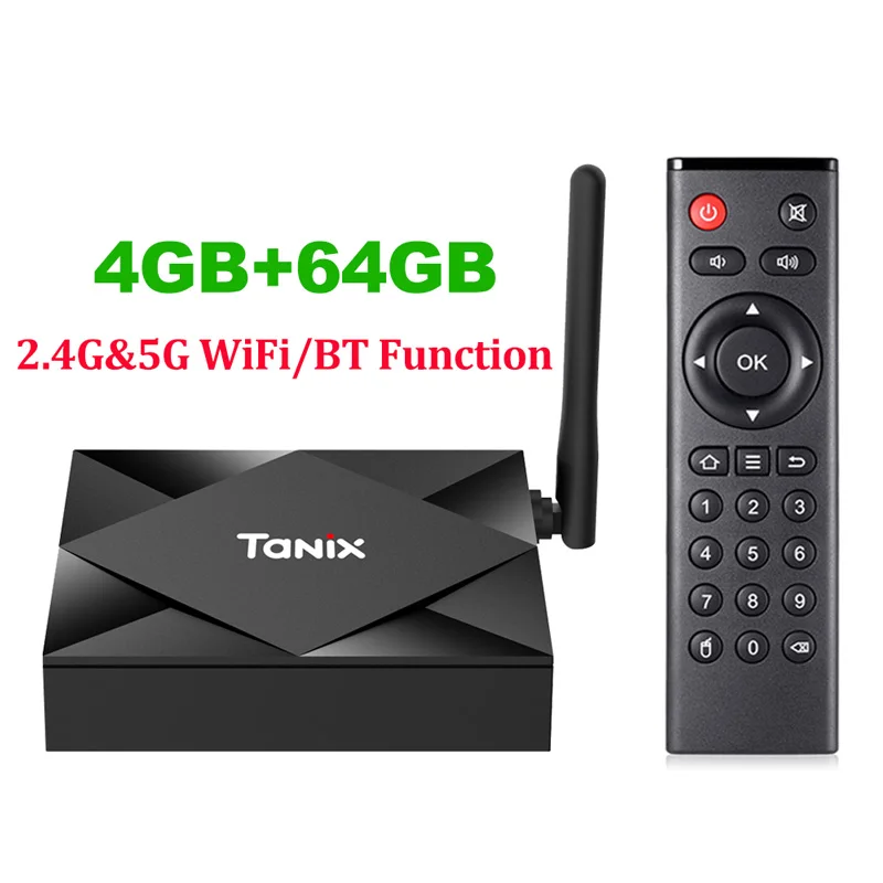 4GB 64GB Tanix TX6S Android 10,0 Смарт ТВ приставка 4 Гб ОЗУ 32 Гб 64 Гб четырехъядерный ТВ приставка Allwinner H616 H.265 4K медиаплеер 2 ГБ 8 ГБ pk Tanix TX6 - Цвет: 4GB 64GB