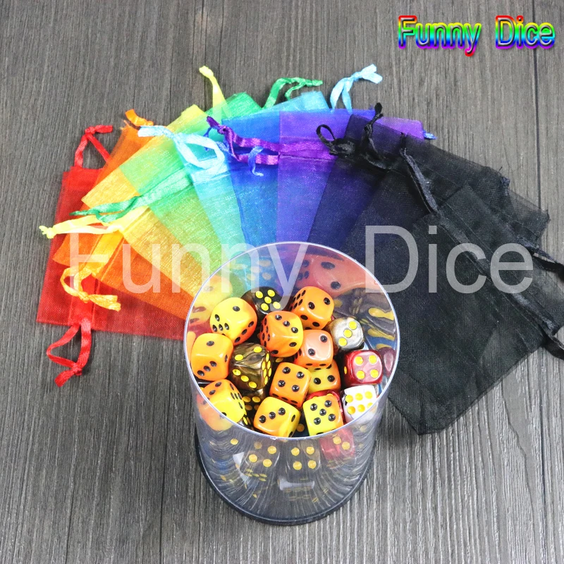 Лучшее предложение! 100 шт 12 мм D6 игральные кости играя в матрицу со стандартной