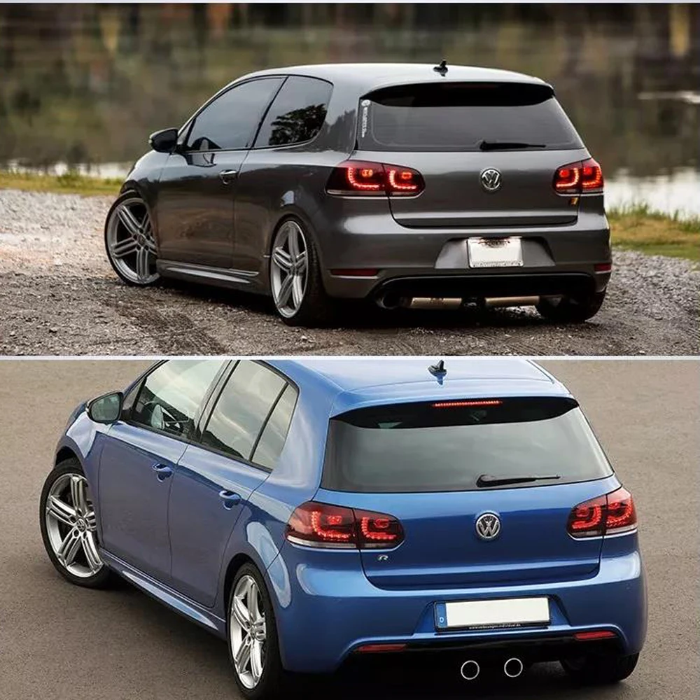 

Car Styling LED Tail Lights for VW golf6 mk6 R20 2008-2013 Rear Tail lamp Assembly Flowing Water Flicker Indicator Singal Brake
