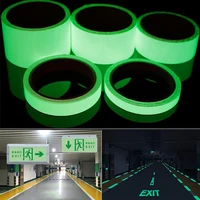 self adhesive glow luminous safety striking sign sticker glow in the dark safety warning tape home decoration