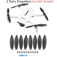 2pairs propellers props blade replacement for fimi x8 mini drone foldable light weight wing fans spare parts drone accessory