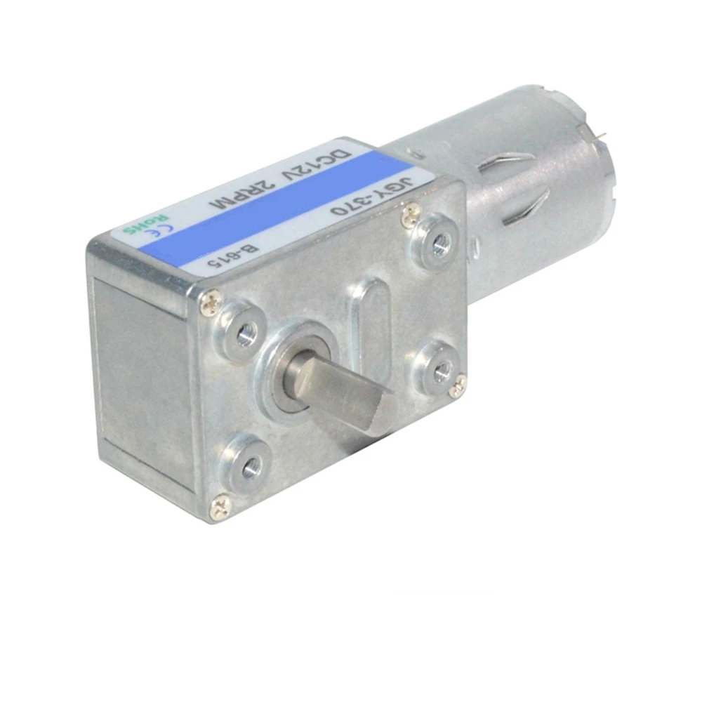 

370 DC Gear Motor 6V 12V 24V Metal Gearbox Speed Reduce 6rpm To 210rpm PWM Controller Reverse Low Noise Moter DIY Engine JGY370