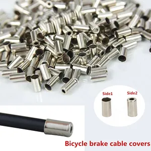 Silver Bicycle Mountain Bike Riding Parts Shifter Cycling Accessories Cord End Covers Brake Line Cap Cable Caps