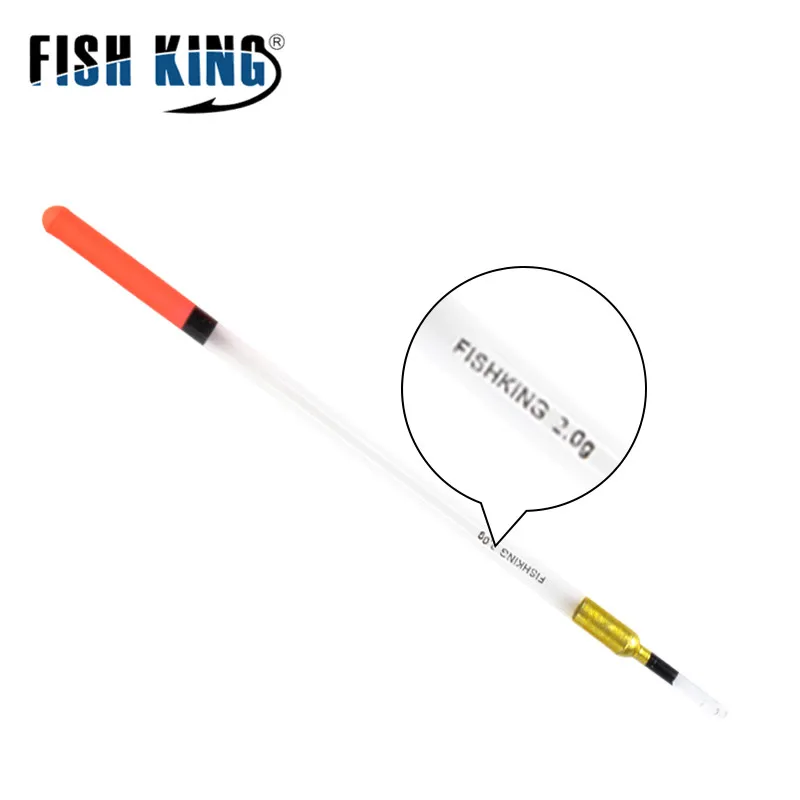 FISH KING 10 шт./лот 1 г/1 5 г/2 г/3 г пластиковая рыболовная плавающая трубка аксессуары
