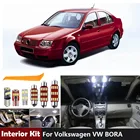 11 шт. Canbus светодиодные лампы для освещения салона автомобиля посылка Комплект для Volkswagen VW BORA карта багажник двери купола лампочки