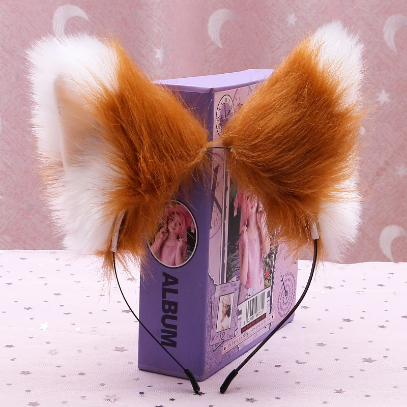 Ручная работа имитация стерео животные уши животных KC аксессуары для волос аниме