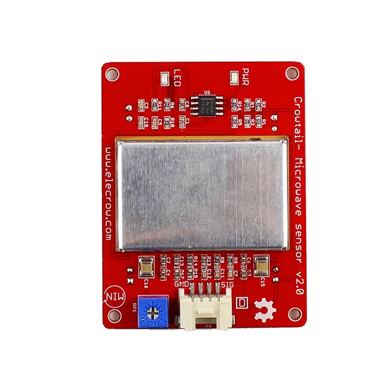 Elecrow Crowtail Microwave Sensor V2.0 Module Electronics DIY Microwave Detector Automatic Door Control Switches for Arduino